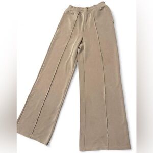 Beige VSX Modal Blend Wide Leg Lounge Sweatpants Women’s XS Elastic Waist